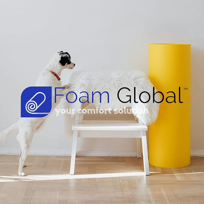 Pet Bed Foam Insert/Dog Bed Pad (3"x22"x33") Gel Memory Foam Insert, Made in USA. Cut to Size Option Available. Custom Memory Foam Insert for Dog Beds. DIY Replacement Cushion.