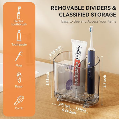 Toothbrush Holders with Drainage