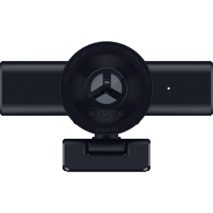 Razer Kiyo V2 X Streaming Webcam: 1440p 60 FPS - Auto Focus - Built-in Microphone - Wide Angle Lense - Integrated Privacy Shutter - Works with OBS, Xsplit, Streamlabs, Discord, Zoom, Teams - Black