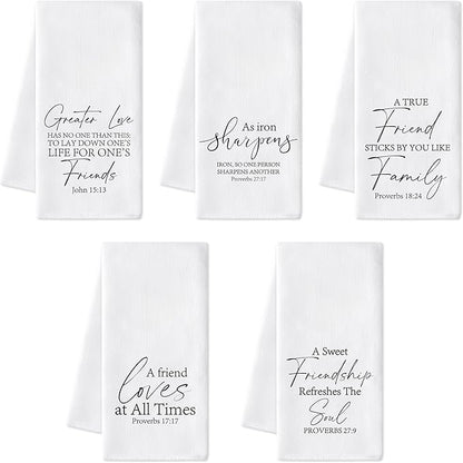 R HORSE Christian Friendship Kitchen Dish Towels