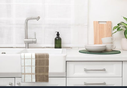 100% Cotton Terry Dish Towels, 4 pack16 x26 Inches, Super Soft and Absorbent