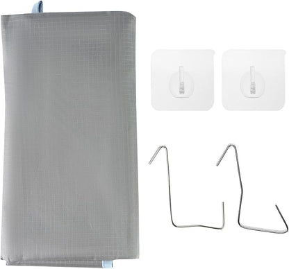 QWORK 2-Pack Hanging Laundry Hamper Bag, Over the Door Laundry Bag Saving