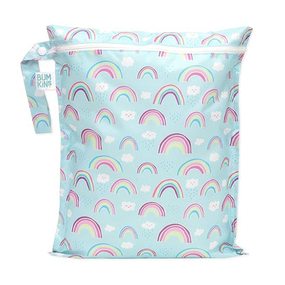 Bumkins Waterproof Wet Bag for Baby, Swim Suit, Cloth Diapers, Pump Parts