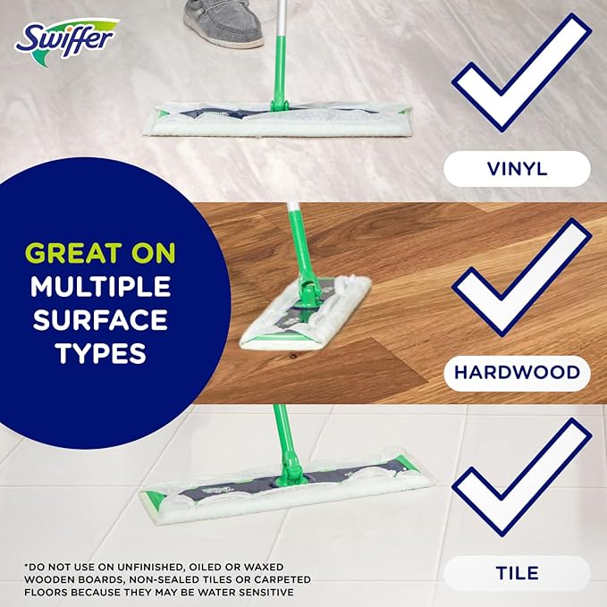Swiffer Sweep + Mop XL, Broom & Mop Alternative, Floor Cleaner