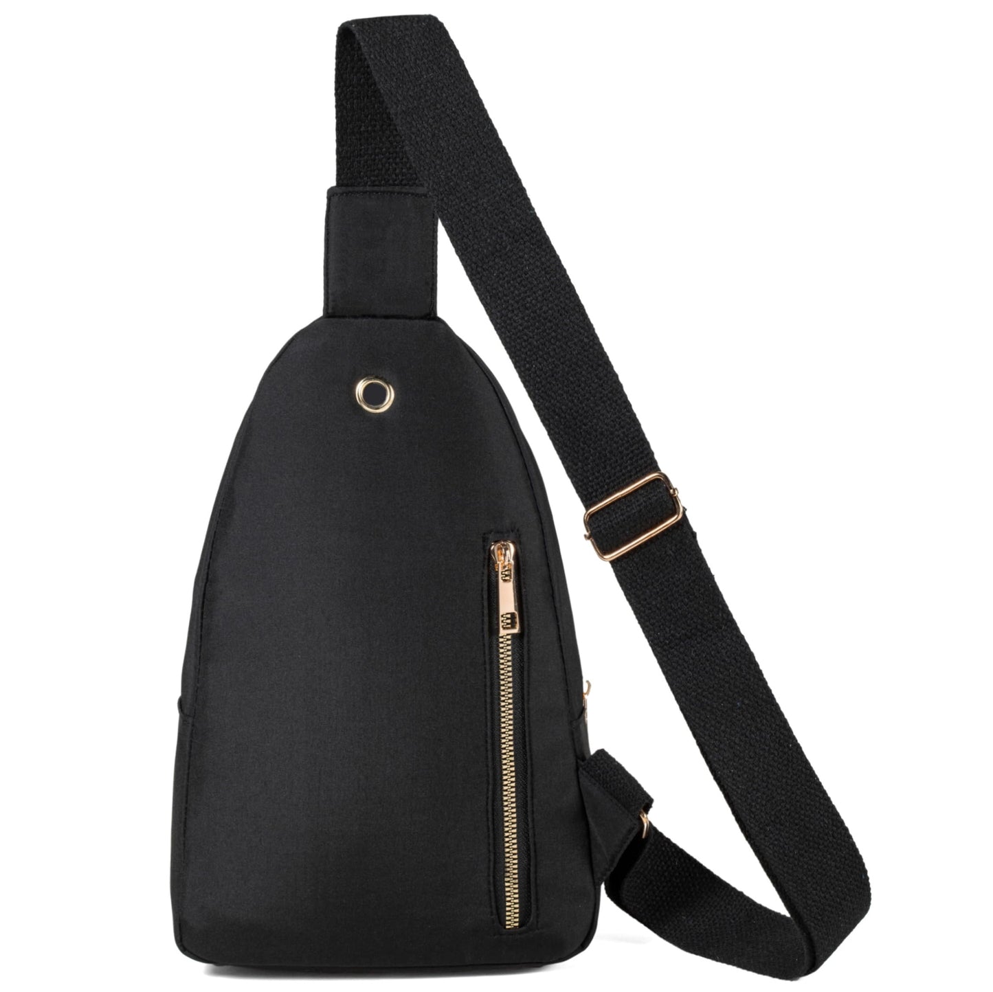 Cross Body Bag Sling Backpack Fanny Pack Small Crossbody Bags for Women Trendy - Black