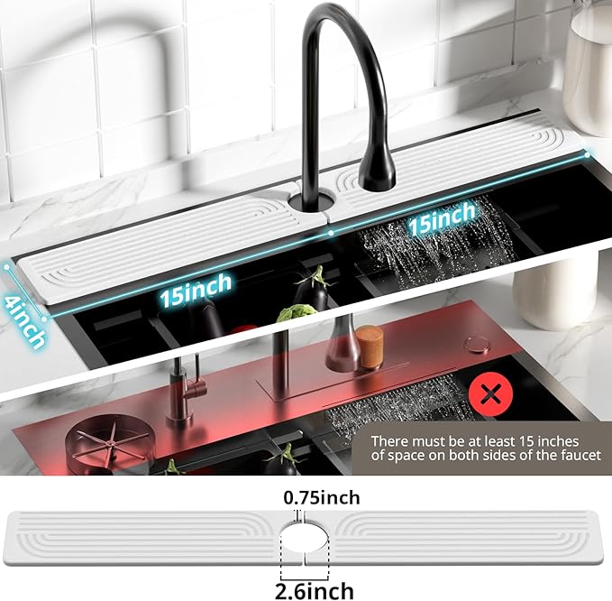 Faucet Mat for Kitchen Sink