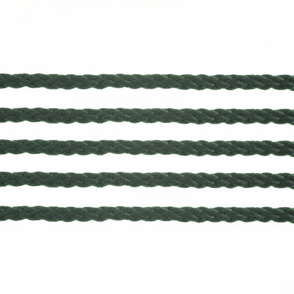 70yards x 6mm John Bead Forest Green Thermoplastic Nylon Braided Macrame Cord for DIY Craft Projects Wall Hanging, Plant Hangers