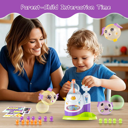 Zyllver 320pcs DIY Magic Balloon Craft Kit, Sticky Balloons Maker Toy Craft Kits for Kids, DIY Balloon Animal Kit Creative Activity, Birthday Gifts for Girls Boys Ages 3+