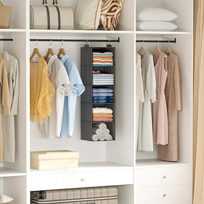 Lifewit 5 Tier Hanging Closet Organizer and Storage