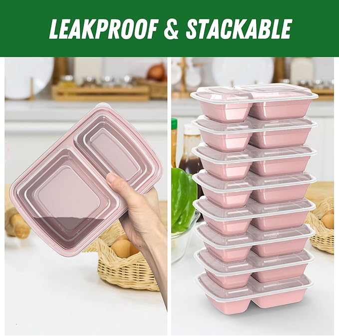 50 Pack 28 oz Meal Prep Containers Reusable