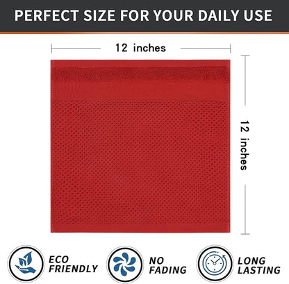 Homaxy 100% Cotton Dish Cloths, 8 Pack