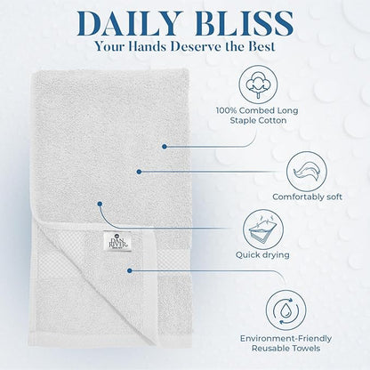 DAN RIVER 6-Pack Premium Hand Towels