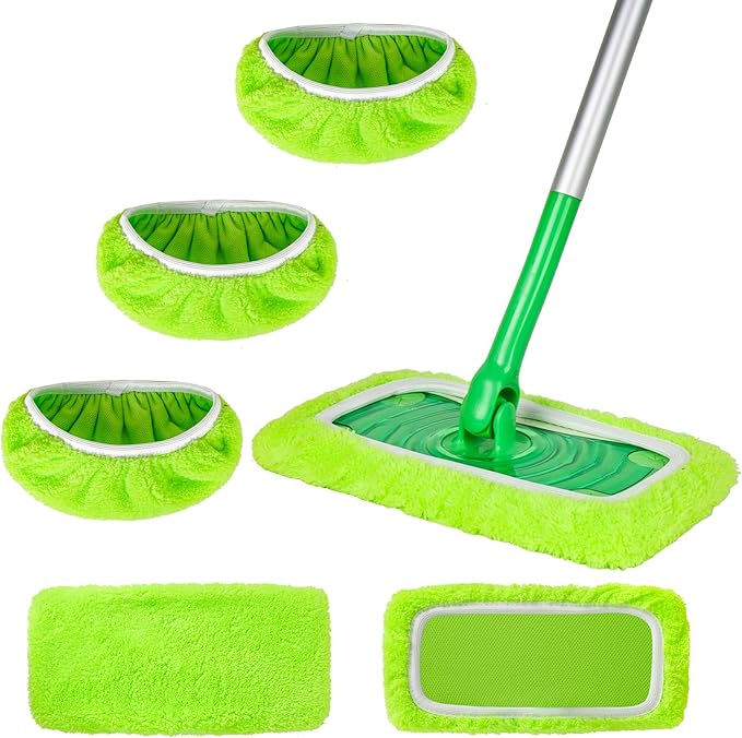 3 Pack Reusable Microfiber Mop Pads