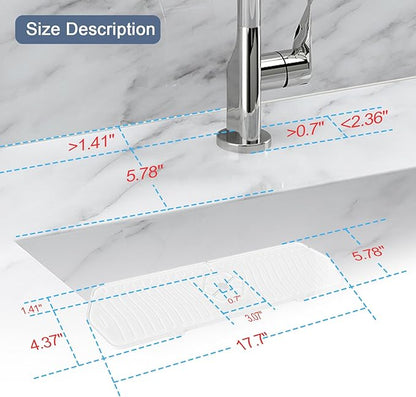 Faucet Guard - 90 Foldable Draining Mat