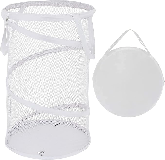 BATTOO Large Collapsible Laundry Basket Foldable Mesh Pop Up Hamper