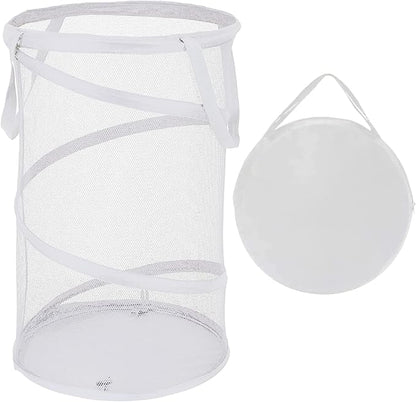 BATTOO Large Collapsible Laundry Basket Foldable Mesh Pop Up Hamper