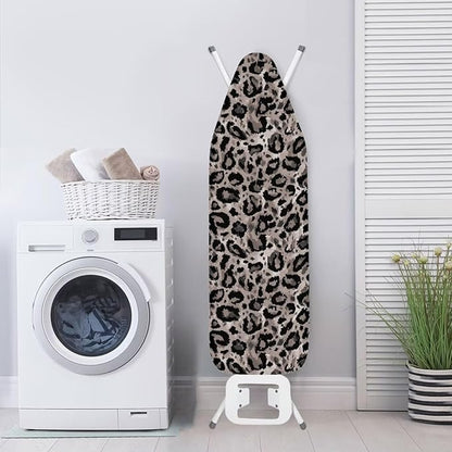 Leopard Print Ironing Board Cover, 15x54 Inch Ironing Board Protector, Standard
