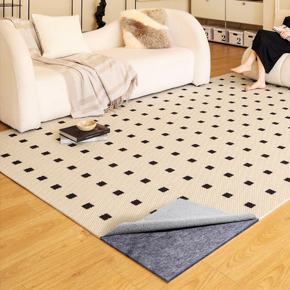 Extra Large Area Rug Cushioned Pad, 5x7 Ft 1/2”Thick Felt Pad for Hardwood Floors, Keeps Rug in Place Soft