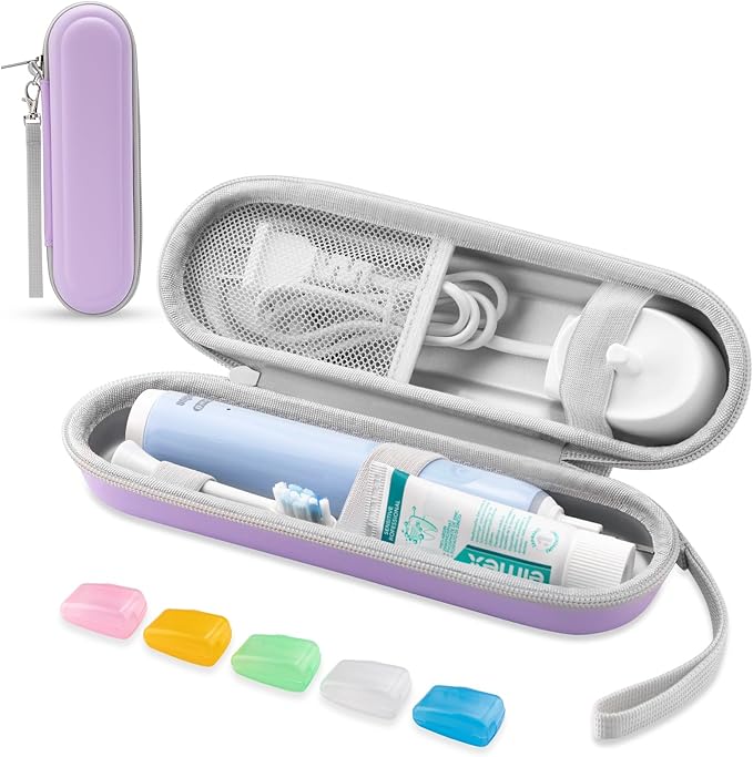 Toothbrush Travel Case for Oral B/Oral-B Pro 1000 1500 5000 7000 & Philips