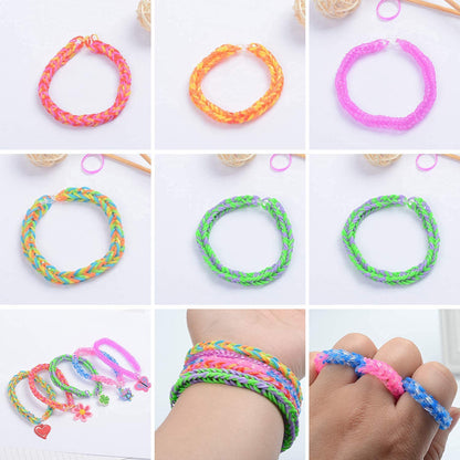 JIYAKO 11000+ Rubber Band Bracelet Kit,Friendship Bracelet kit,Loom Bracelet Making kit,28 Colors