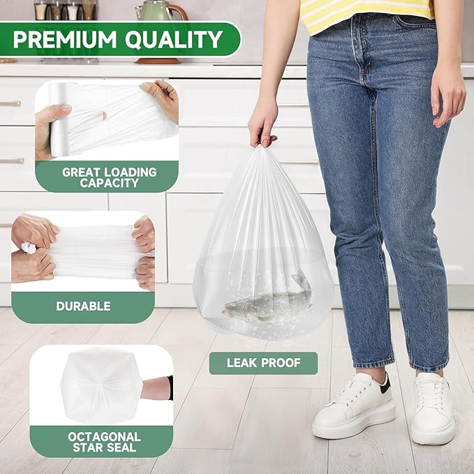Compostable Mini Trash Bags 2.6 Gallon
