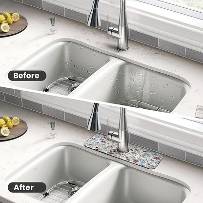 Garden Kitchen sink faucet pad, strong water absorption, anti slip, very
