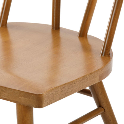 Plank+Beam Classic Farmhouse Chair (2 Pack), Pecan