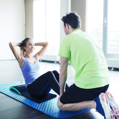 Yes4All Ab Exercise Mat Tailbone & No Tailbone, Foldable Abdominal Sit Up Support Pad, Abs Workout Equipment for Core Training and Lower Back