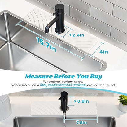 Stone Faucet Mat for Kitchen Sink