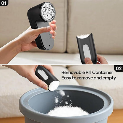 Lint Remover for Clothes Shaver Pill Remover Rechargeable Fabric Shaver 2-Speed