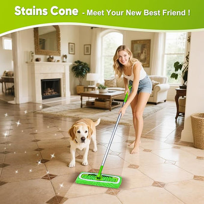 12-Pack Reusable Mop Pads Compatible