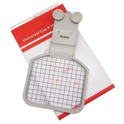YEQIN Embroidex Cap/Hat Hoop for Brother PE800 PE535 SE600 SE625 SE270D HE-120 900D SE400 PE550D PE770 SE1900 NQ1600E etc, Sewing and Embroidery Machine Hat Hoops (for 4x4” or Larger Hoop)