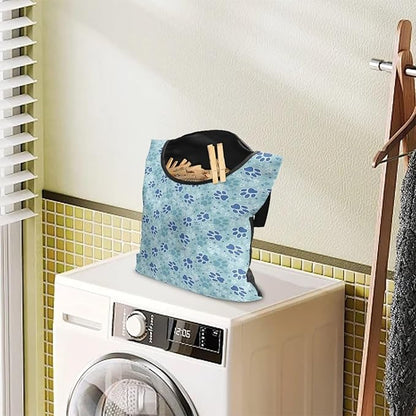 Clothes Pin Hanging Bag with Big Opening Storage Clothes Pins & Mini Clothespins