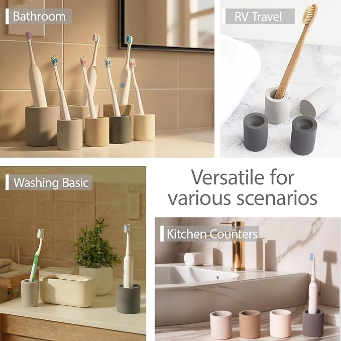 Mini Toothbrush Holders for Bathrooms