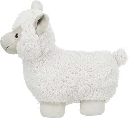 TRIXIE Be Eco Eyleen The Alpaca Plush Dog Toy for All Dogs, 10" Fun and Cuddly Squeaky Dog Toy, 96% Recycle Material