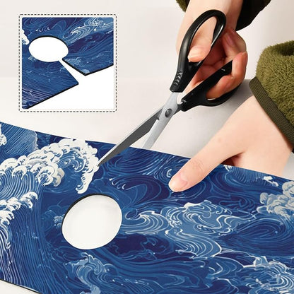 Kitchen Sink Splash Guard 2 PCS 30 Inch Sink Faucet Mat Splash Guard