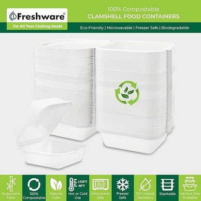 Freshware Clamshell Food Containers
