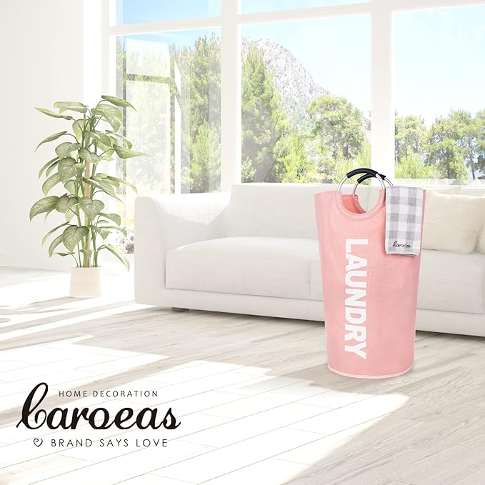 Caroeas 90L Laundry Basket, Waterproof Laundry Hamper, Laundry Bag