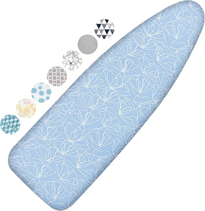 Ironing Board Cover and Pad, 18x49 Extra Wide Thick Iron Padding, Scorch &