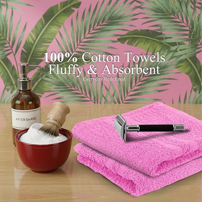Hand Towels Pink Economy Towels Salon Towels
