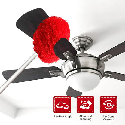 Ceiling Fan Cleaner Duster Reusable Microfiber Ceiling Fan Blade Cleaner