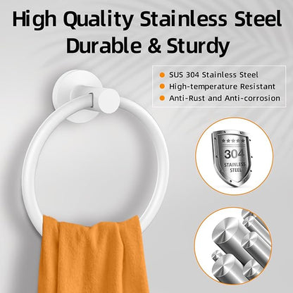 Towel Ring 2Pack, SUS304 Stainless Steel Hand Towel Holder
