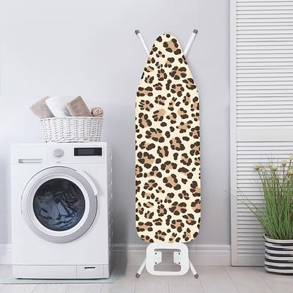 Leopard Ironing Board Cover and Pad Non-Slip Thick Resist Scorching Ironing
