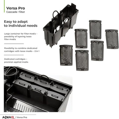 Aquael Versa Pro 40 Power Filter - Hang On Back Filter For Aquariums