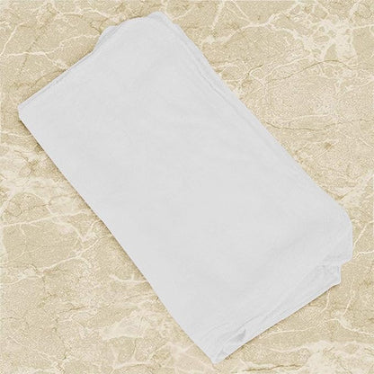 Shop Towels – Pack of 50 Reusable Cleaning Rags – Durable Quality Cotton – 13"