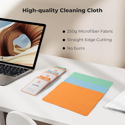 K&F CONCEPT 6 Pack Lens Cleaning Cloth | Microfiber Cleaning Cloth | Glasses