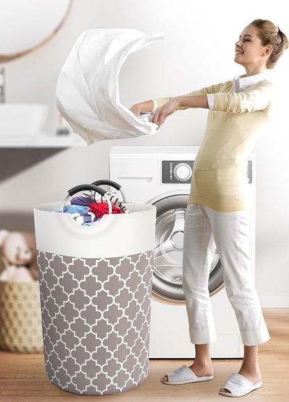 Large Laundry Basket Laundry Hamper Bag Washing Bin Clothes Bag Collapsible Tall
