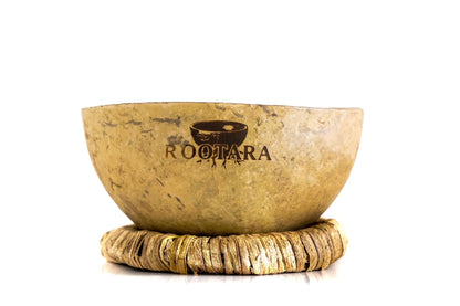 ROOTARA Handcrafted Organic Morro Bowl –Rustic Eco-Friendly Serving Bowl for Salad, Snacks, and Home Decor – Sustainable Artisan Kitchenware PLASTIC FREE (Small)