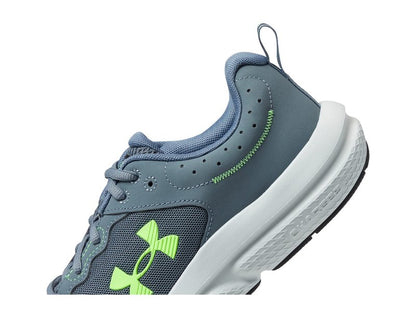 Under Armour Men's Charged Assert 10, (101) Gravel/Gravel/Lime Surge, 7.5, US