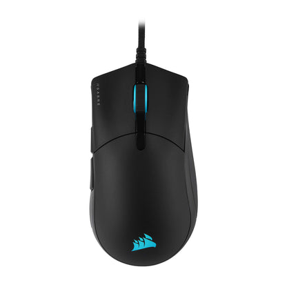 Corsair Sabre RGB PRO Champion Series FPS/MOBA Gaming Mouse - Ergonomic Shape for Esports and Competitive Play - Ultra-Lightweight 74g - Flexible Paracord Cable